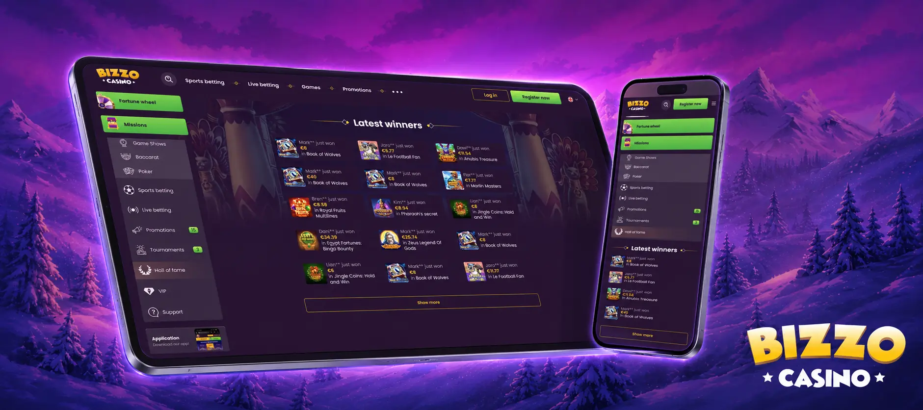 Kako dostopati do računa Bizzo Casino
